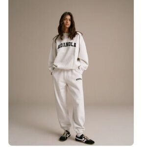 Adanola Gray Track Pants & Joggers